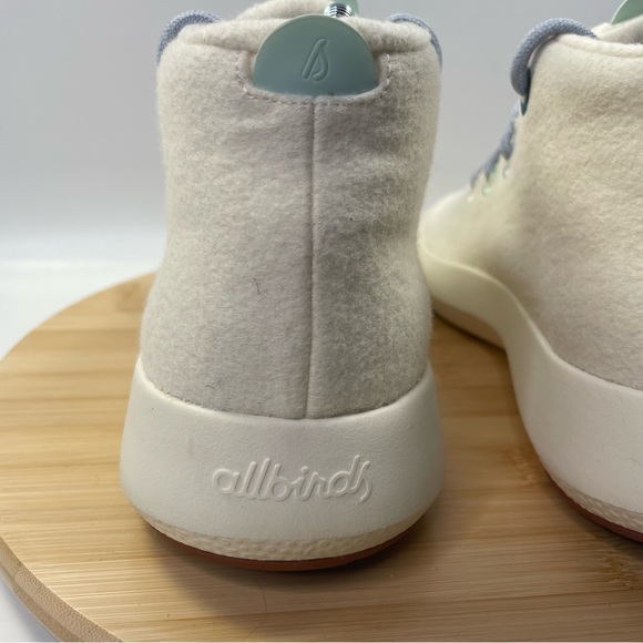 Allbirds Wool Runner Up Mizzles Womens 10 US Shoes Sneakers Frost White Hi Top - Picture 6 of 16